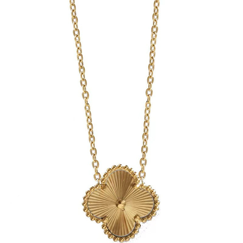 Gold Clover Jewellery Set