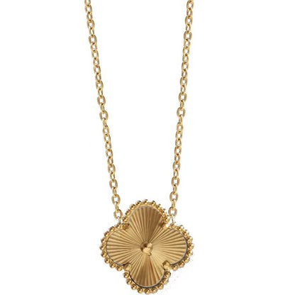 Gold Clover Jewellery Set