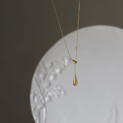 Water Droplet Necklace