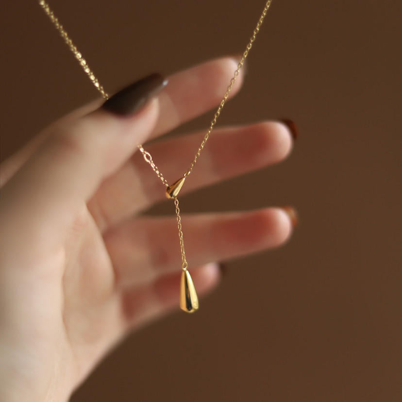 Water Droplet Necklace