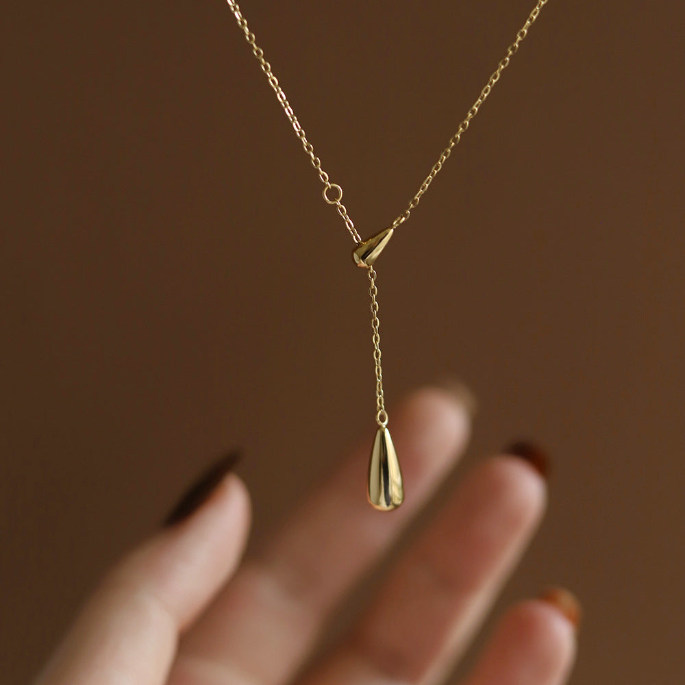 Water Droplet Necklace