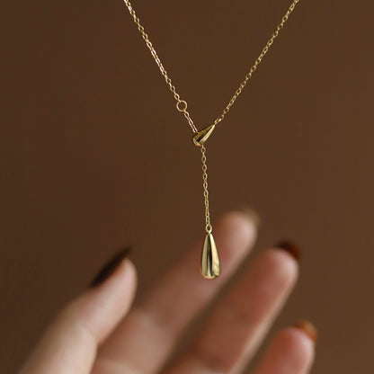 Water Droplet Necklace
