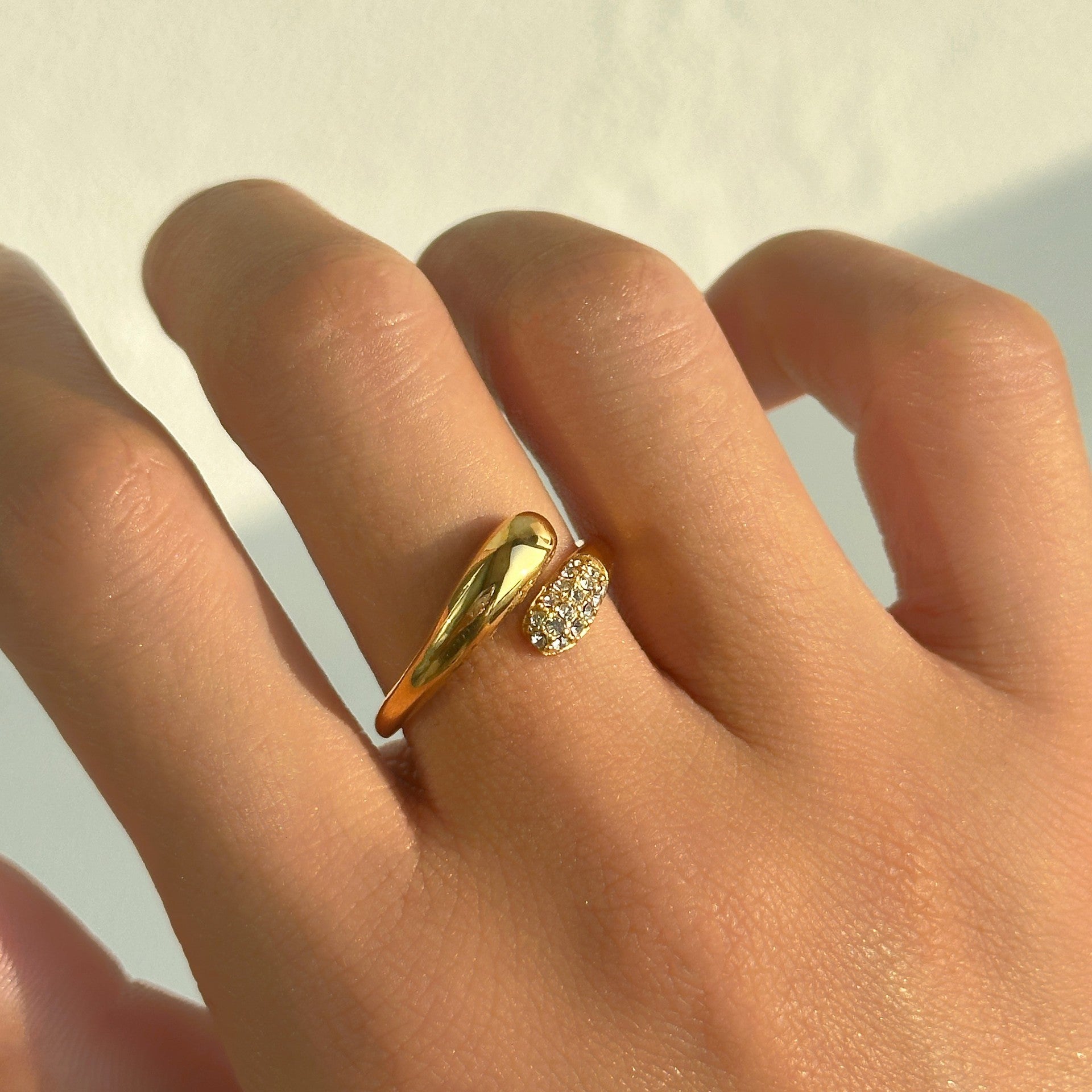 Sparkle Open Ring