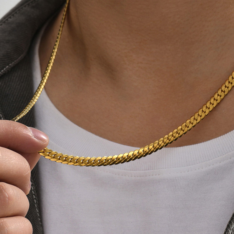 The Classic Men's Herringbone Necklace