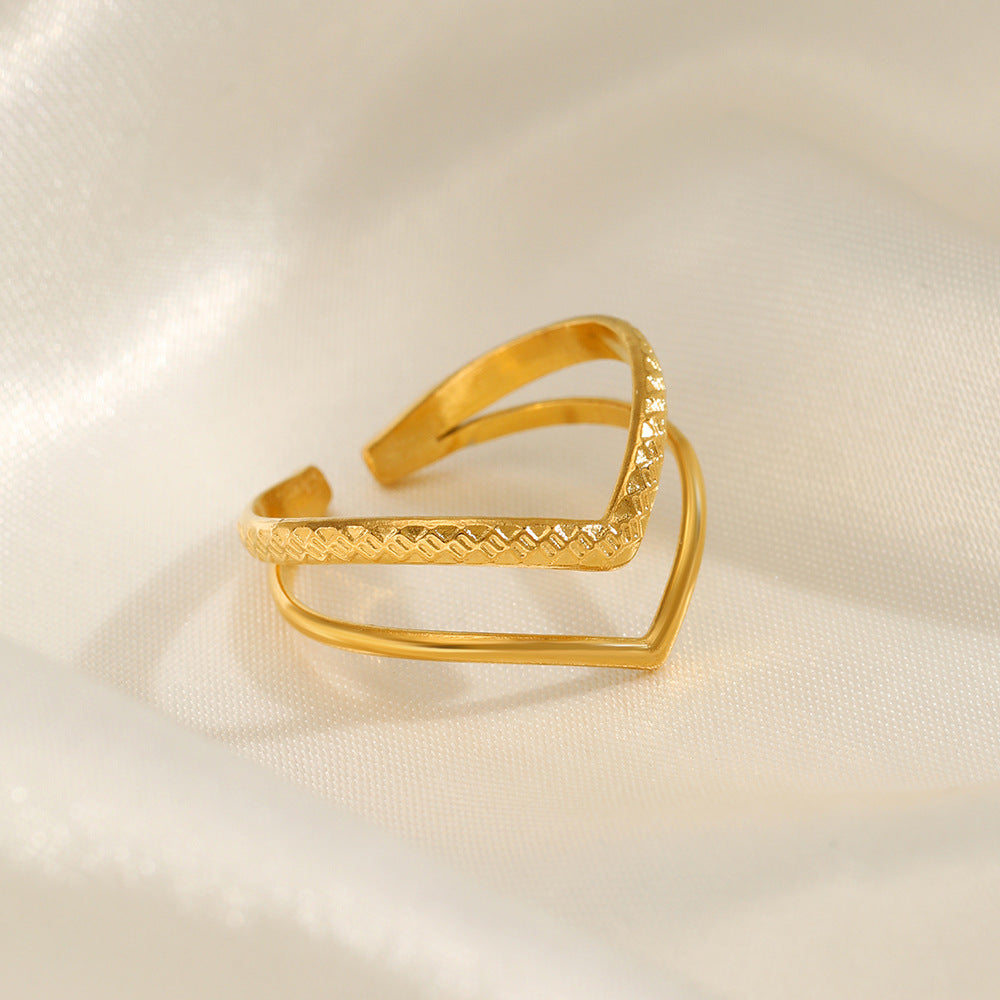 Radiant Twist Ring