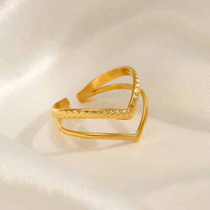 Radiant Twist Ring
