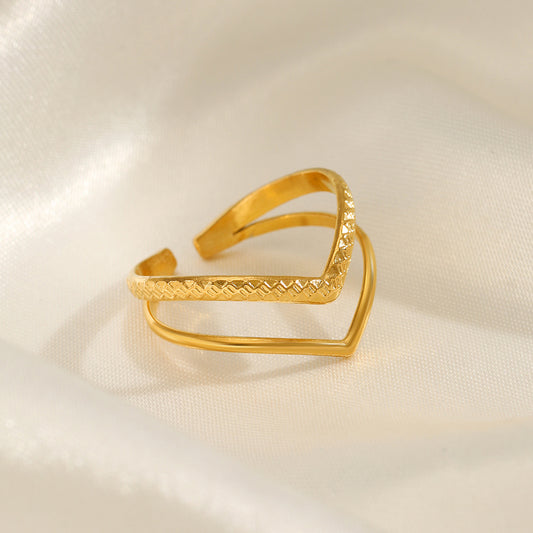 Radiant Twist Ring