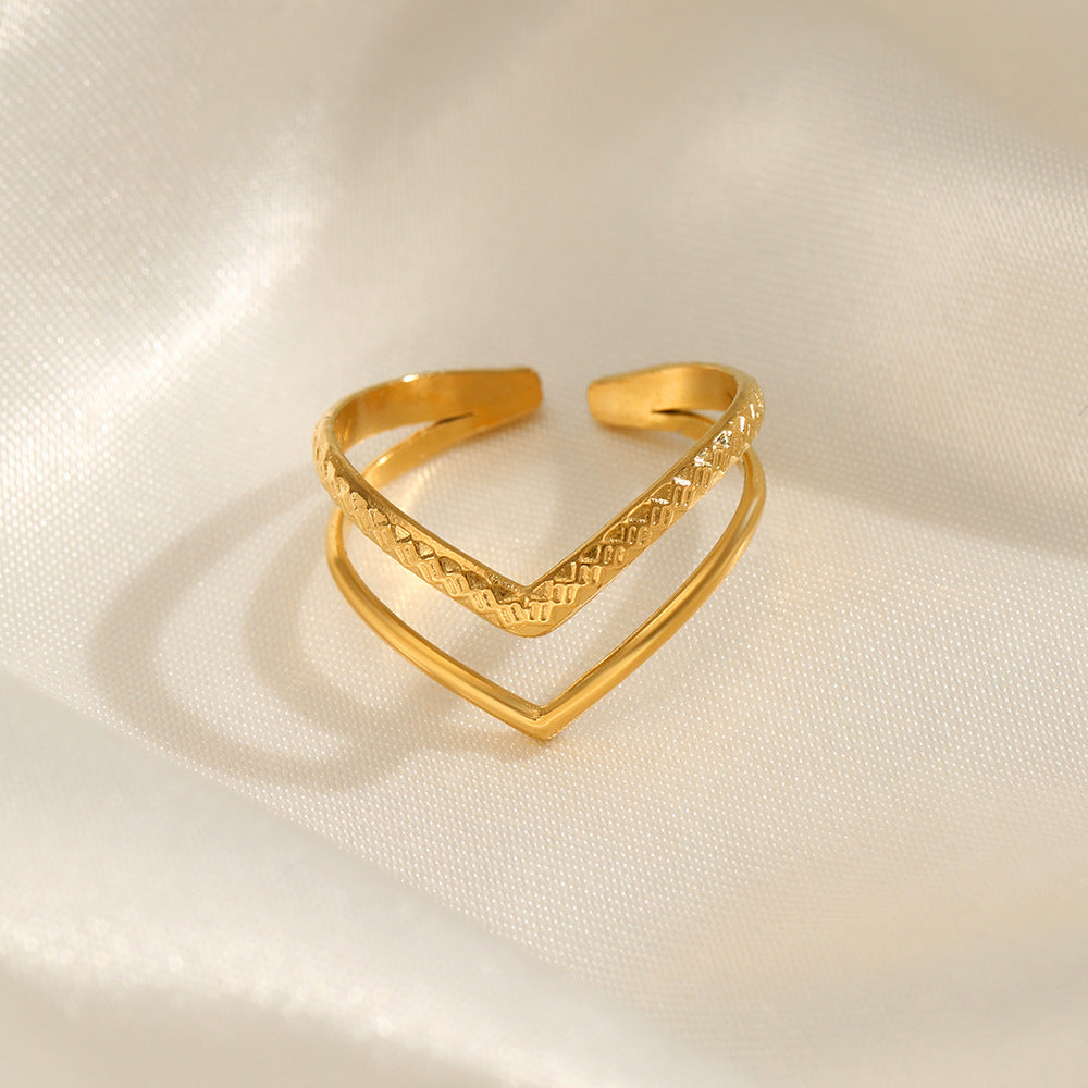 Radiant Twist Ring
