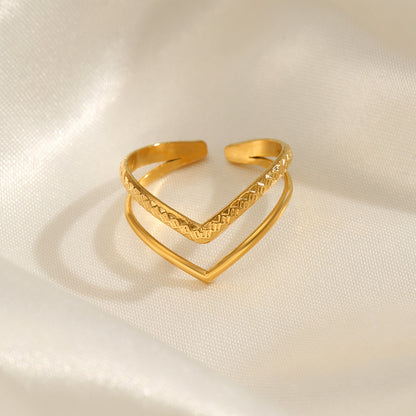 Radiant Twist Ring