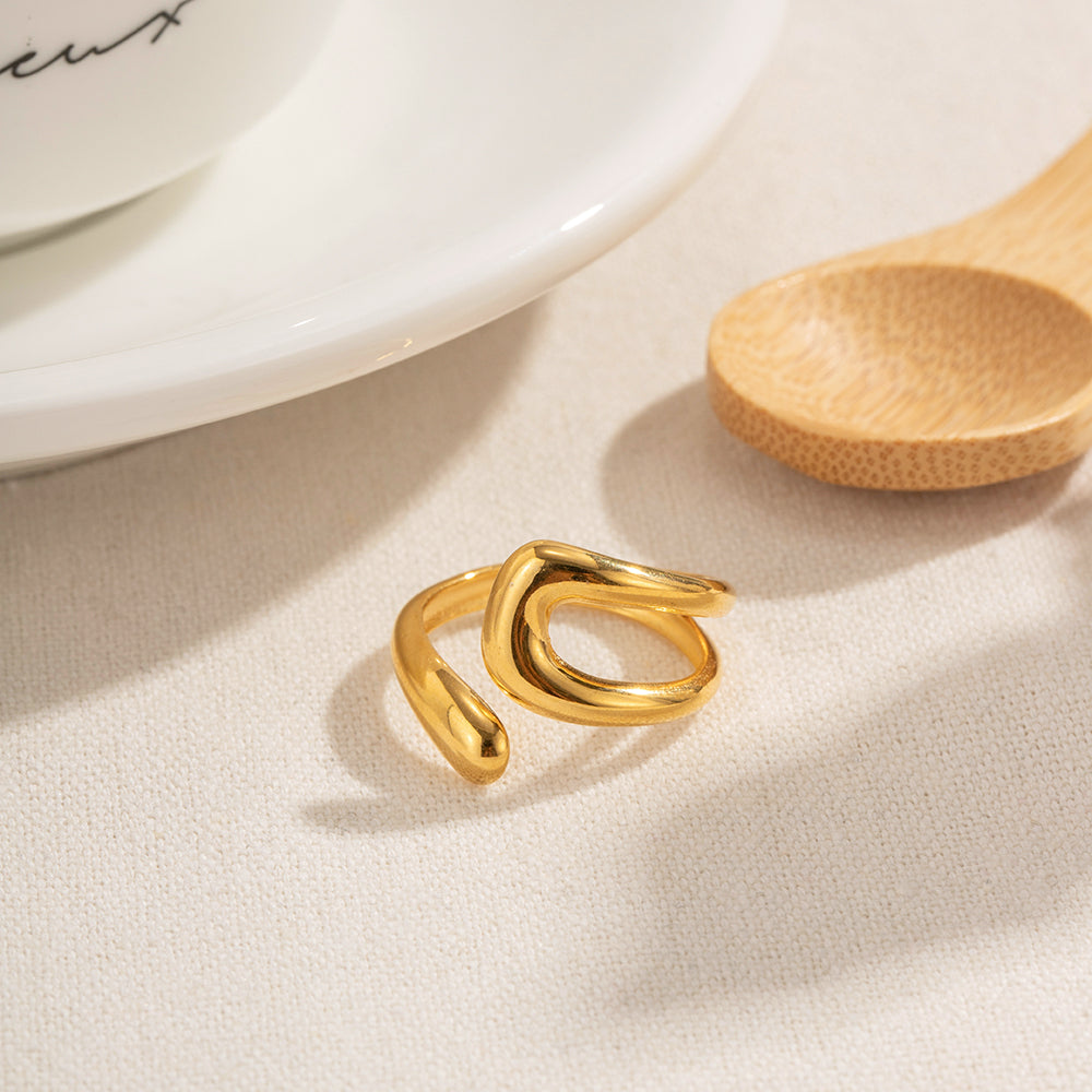 Fluid Gold duo ring