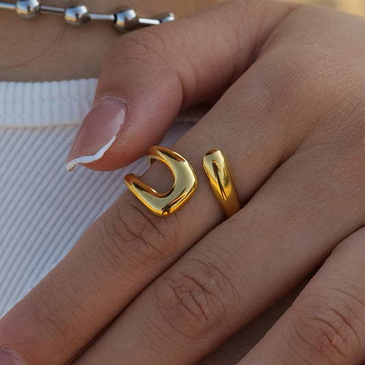 Fluid Gold duo ring