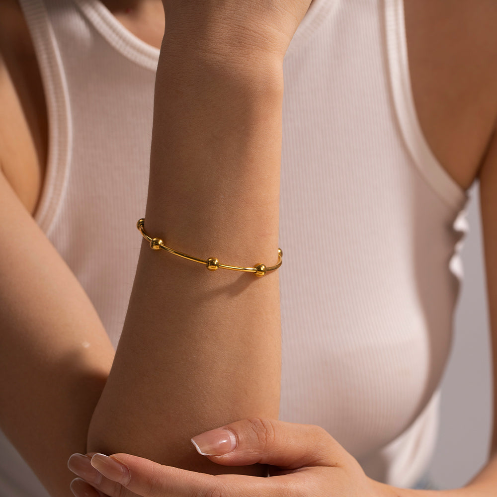 Gold Plated Sunshine Cuff