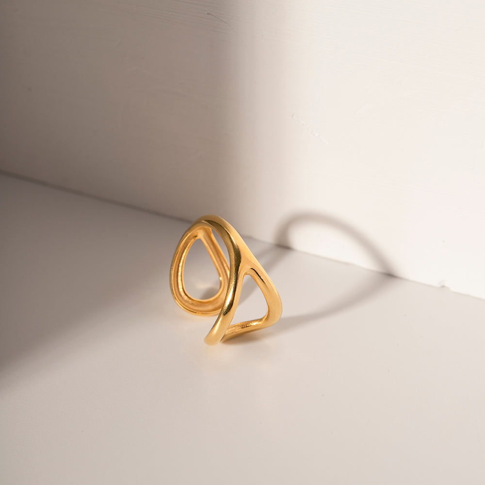 Moonlit Hug Ring