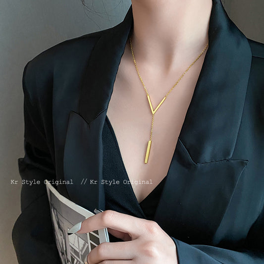 Y-Drop Luxe Chain