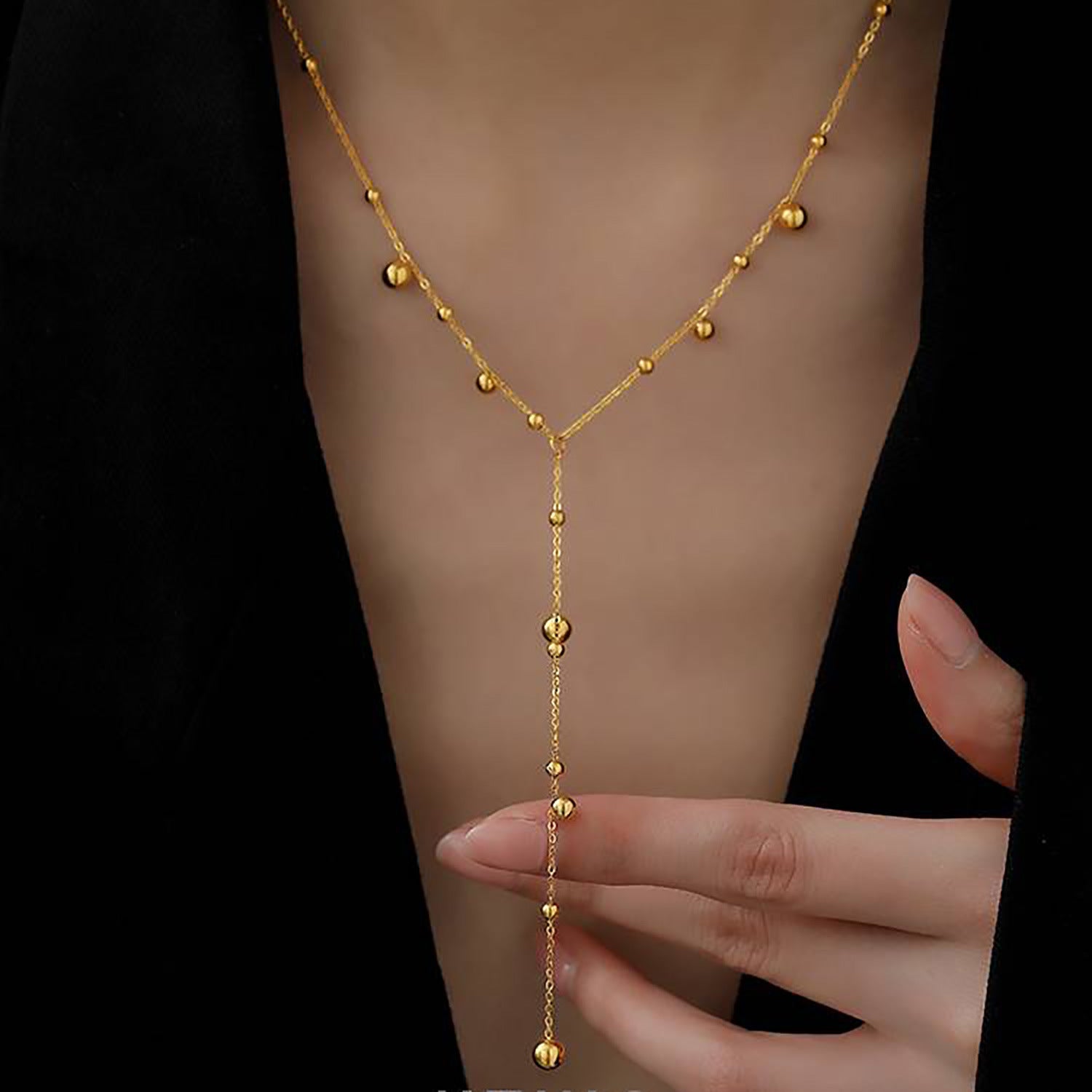 Ball Tassle Necklace