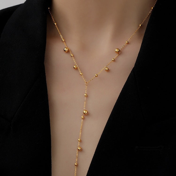 Ball Tassle Necklace
