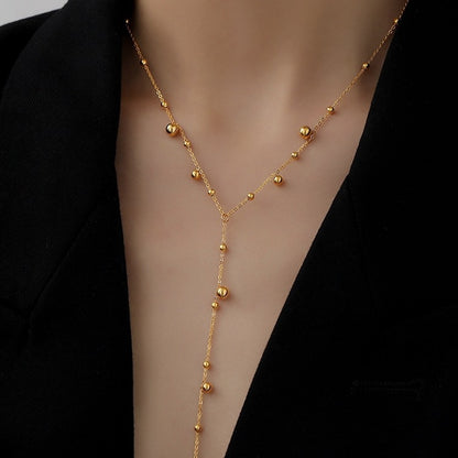 Ball Tassle Necklace