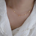 Gold Plated Petite Blossom Necklace
