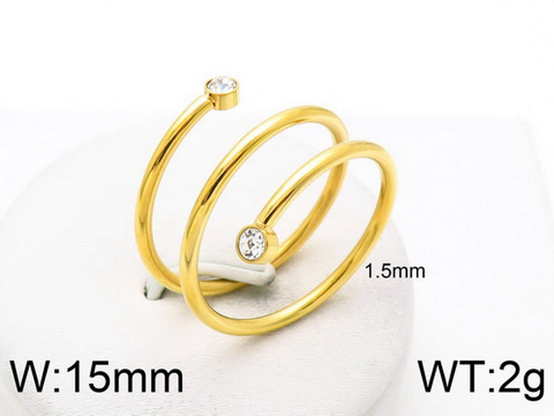 Zircon Swirl Ring