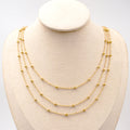 Retro Handmade Ball Layered Necklace