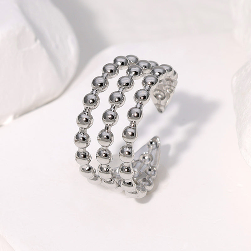 Celeste Beaded Gold Ring