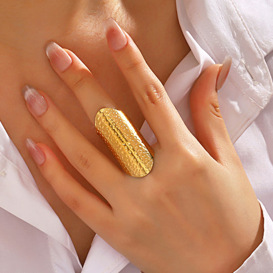 Artisan Hammered Statement Ring