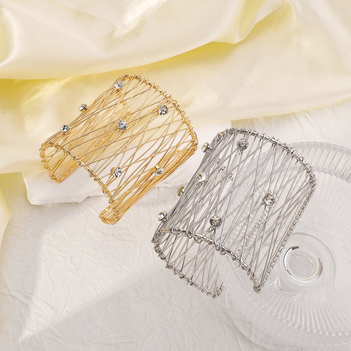 The Golden Cage Cutout Cuff