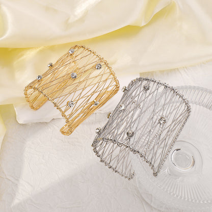 The Golden Cage Cutout Cuff