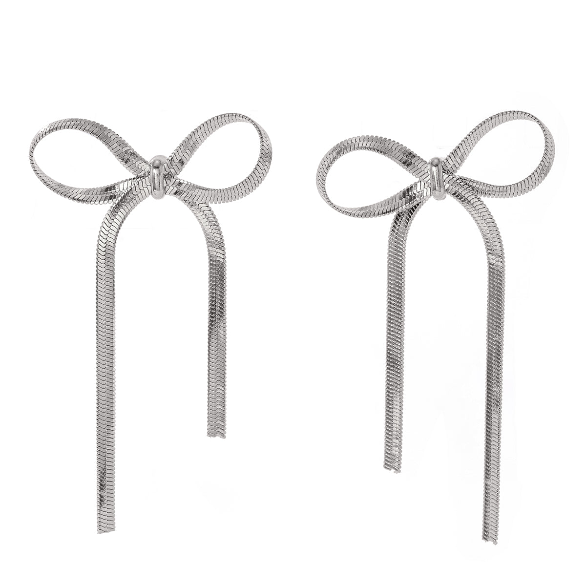 Ribbon Drop Earrings