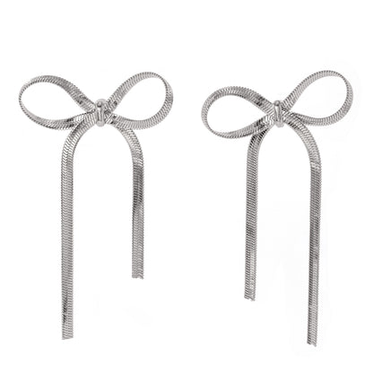 Ribbon Drop Earrings
