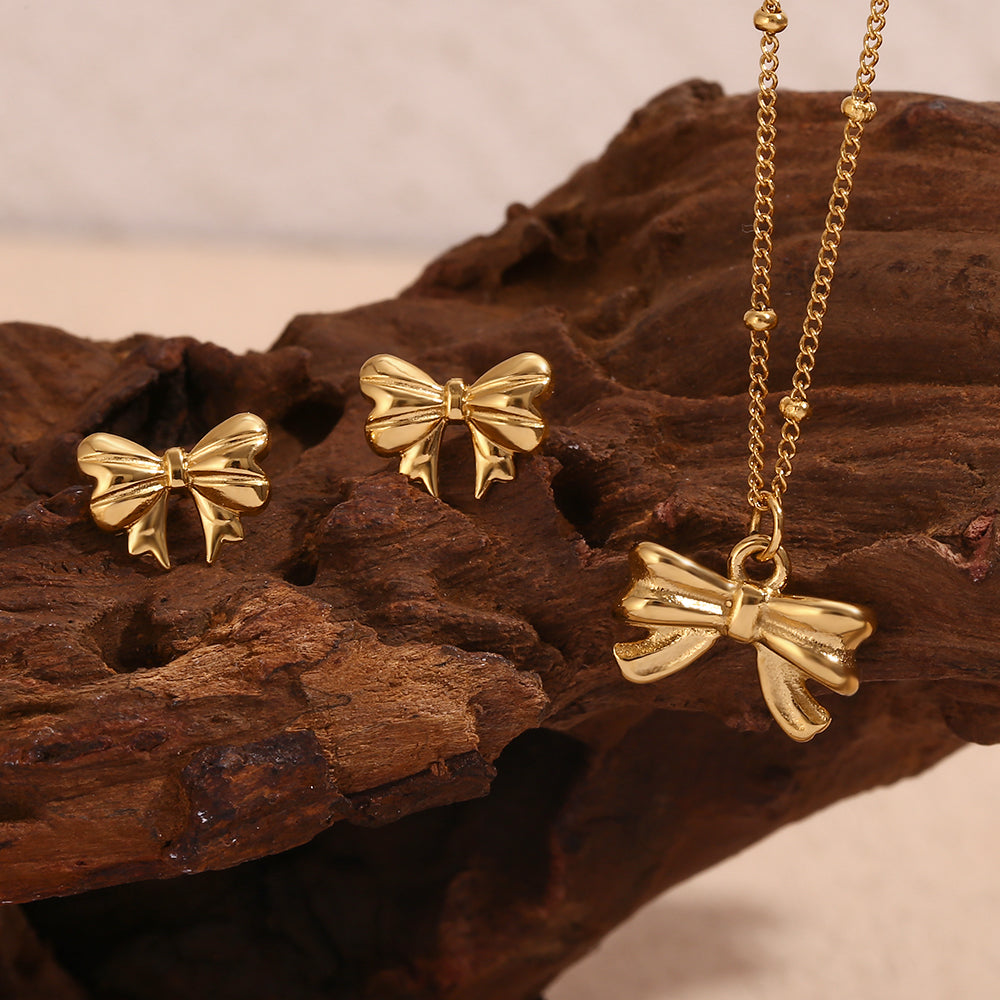 Dainty Bow Luxe Set
