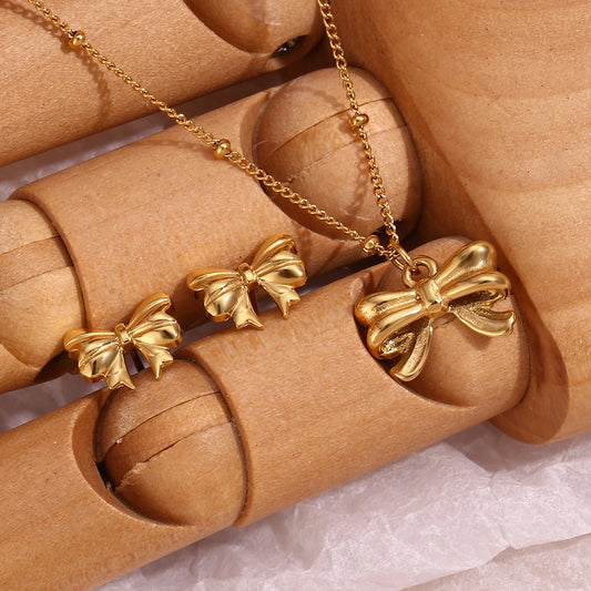 Dainty Bow Luxe Set