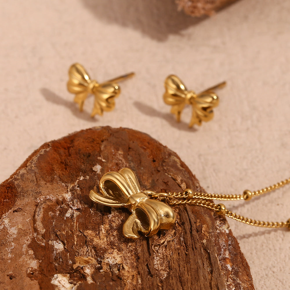 Dainty Bow Luxe Set