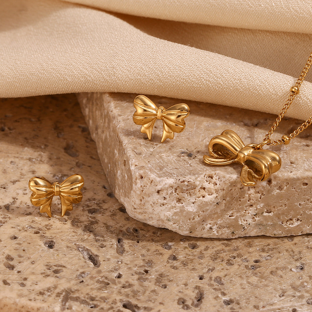 Dainty Bow Luxe Set
