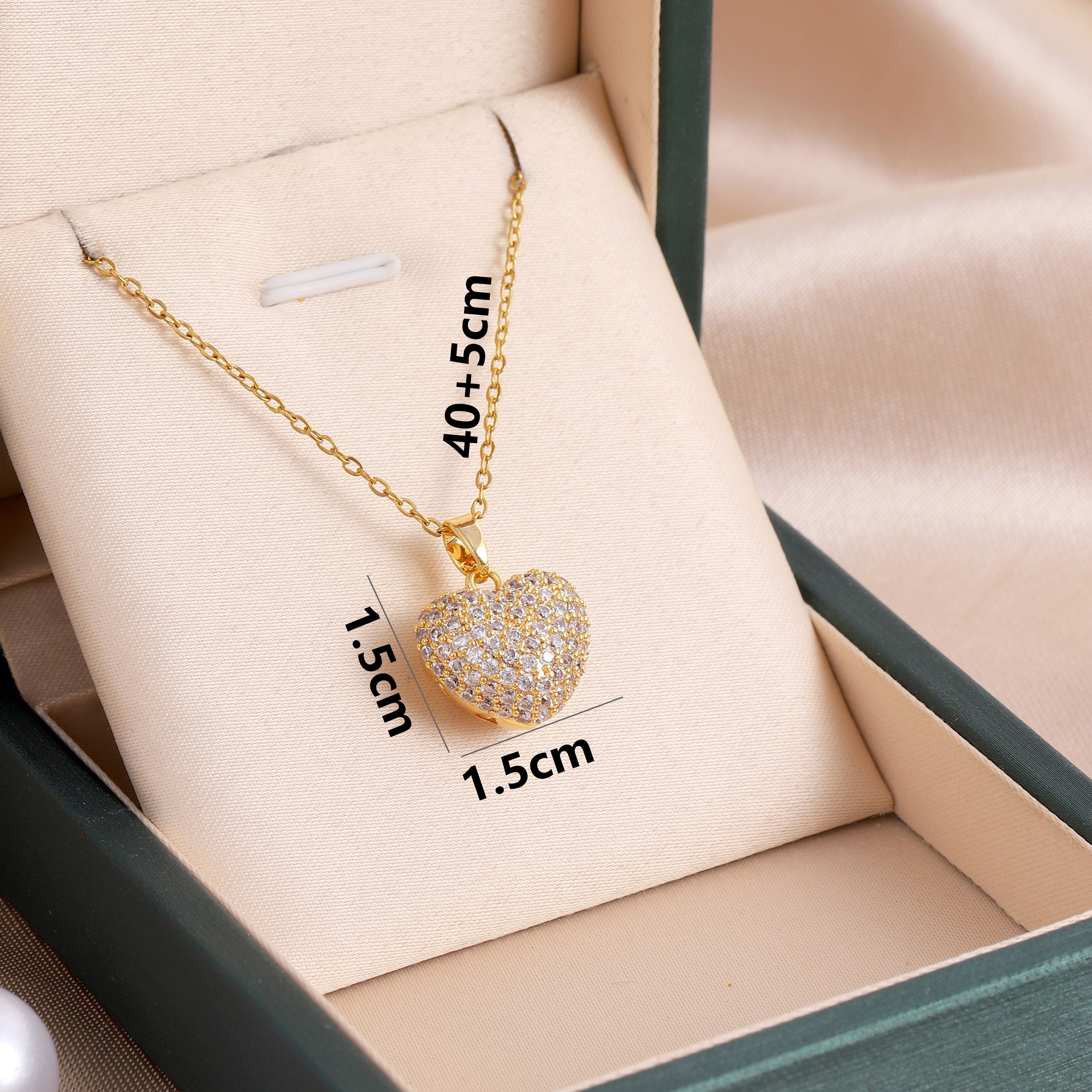 Sparkling Heart Necklace