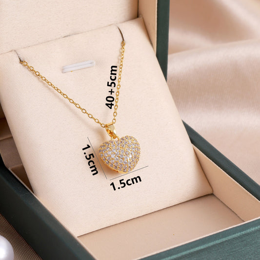 Sparkling Heart Necklace