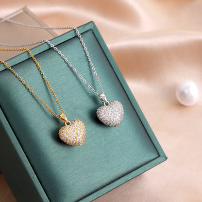Sparkling Heart Necklace
