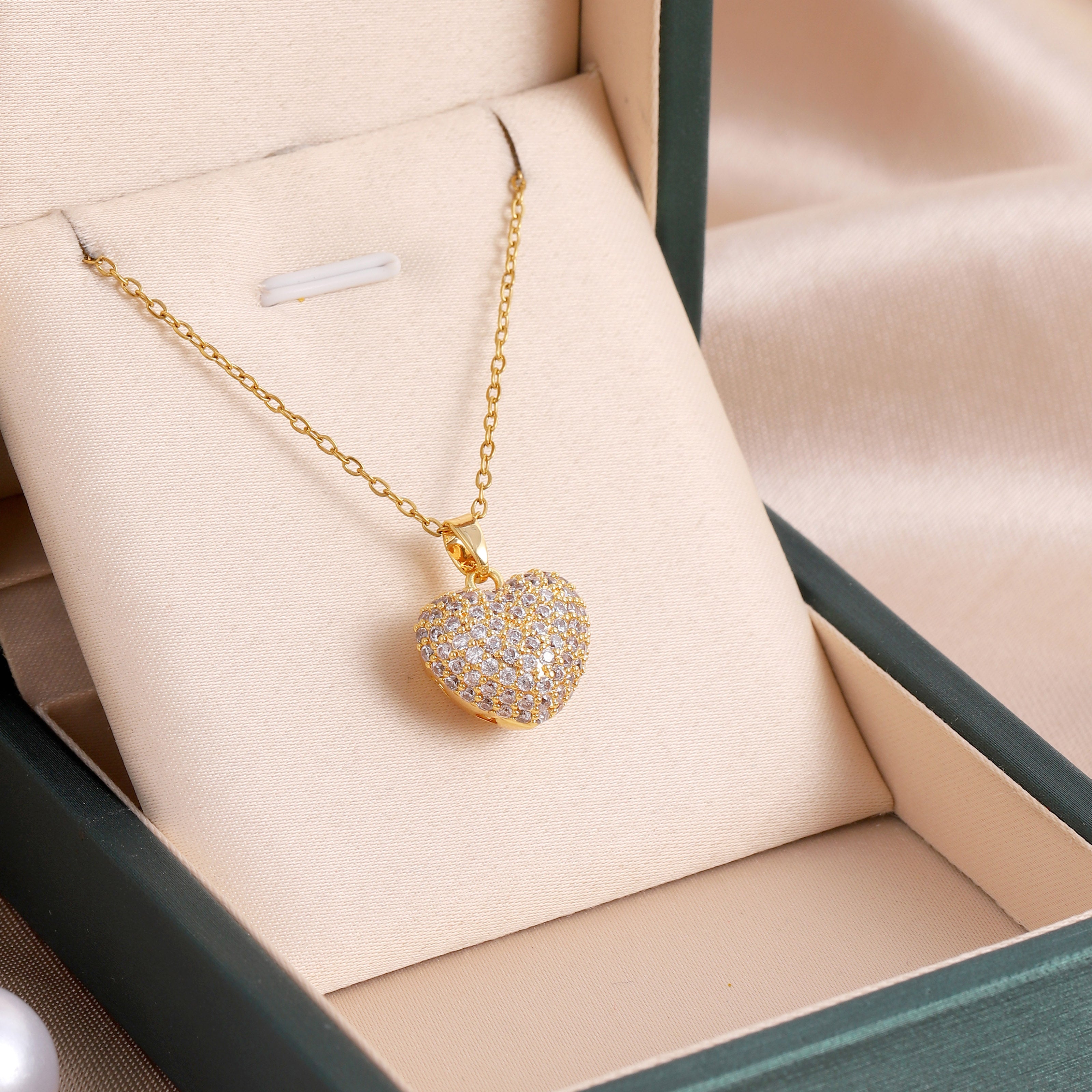 Sparkling Heart Necklace