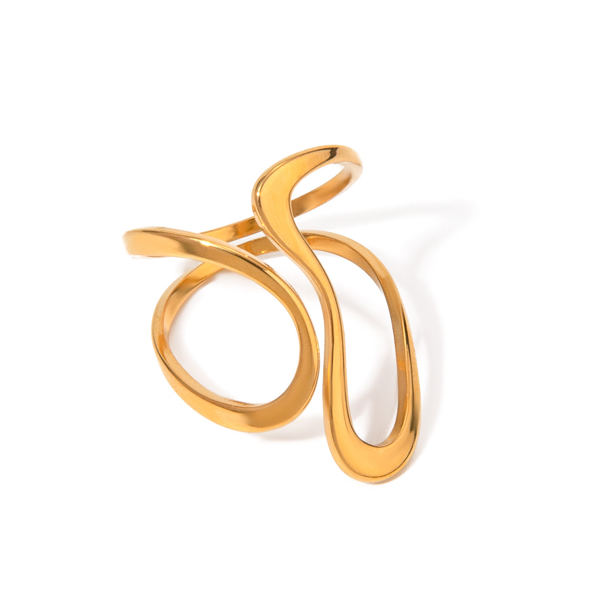 Lustrous Ribbon Ring