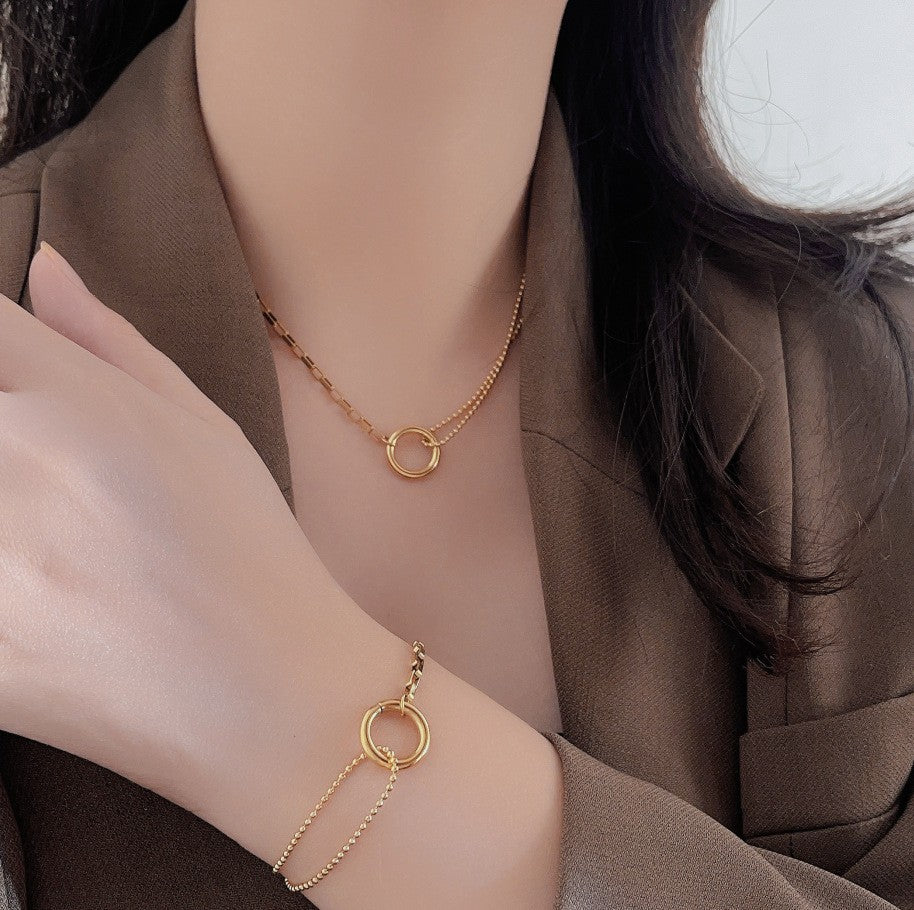 Gold Plated Round Hoops
