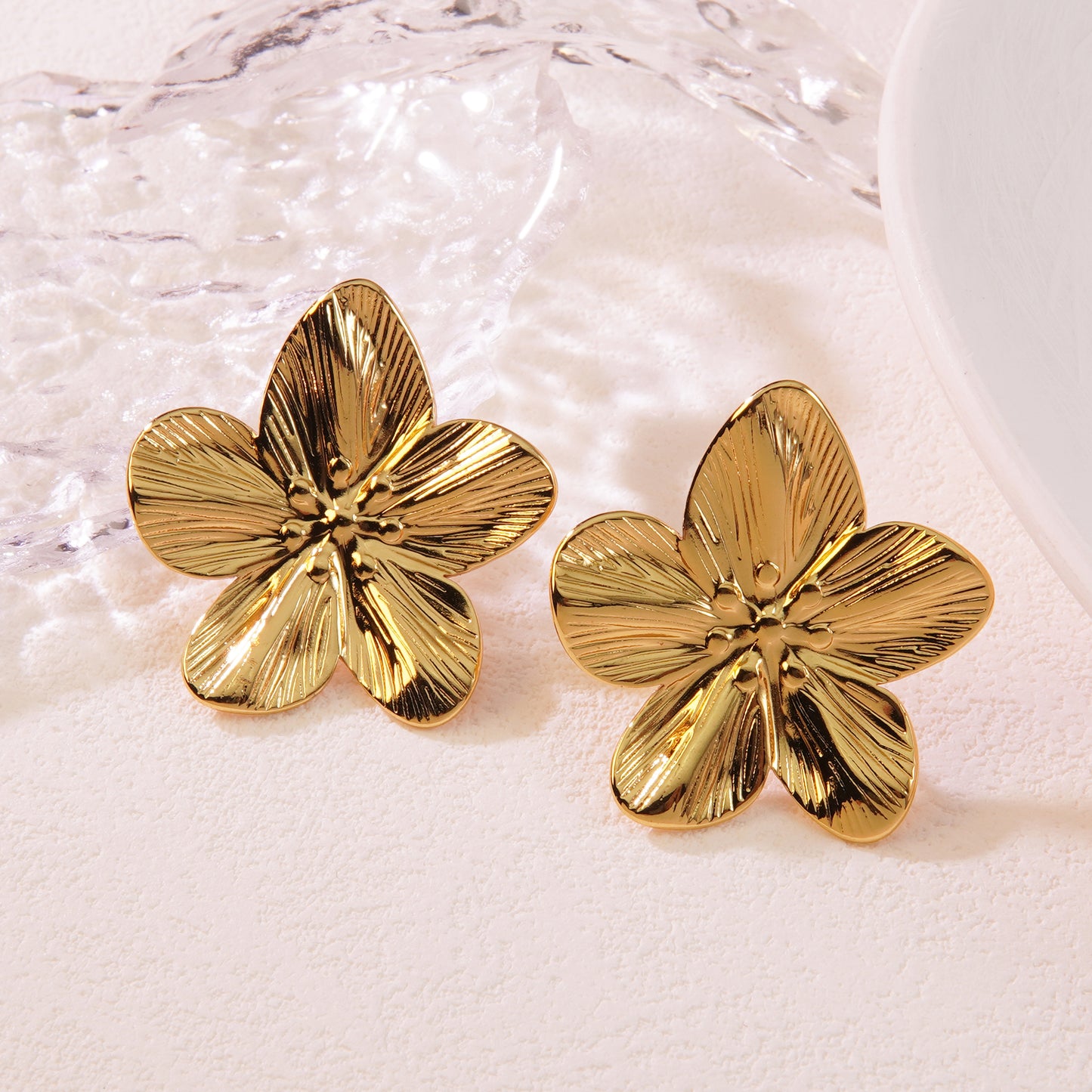 Floral Statement Ear Studs