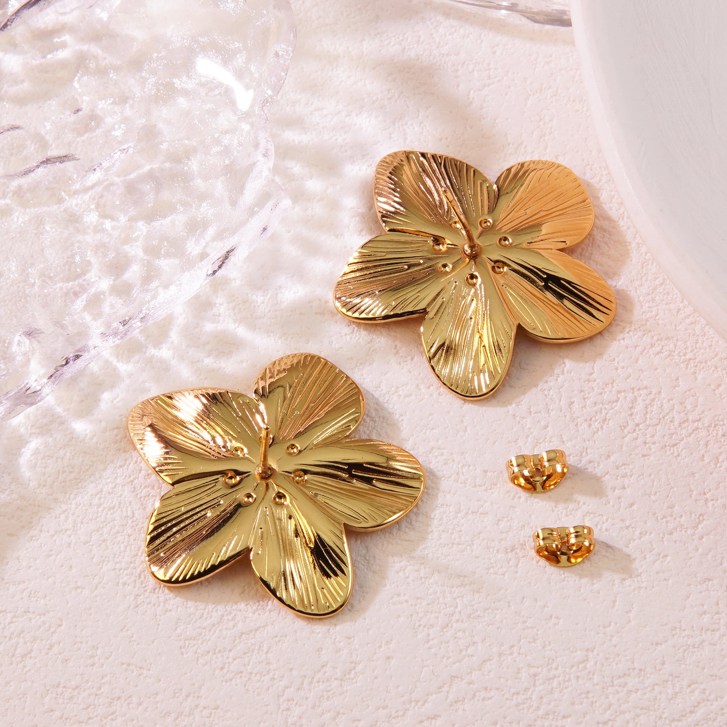 Floral Statement Ear Studs