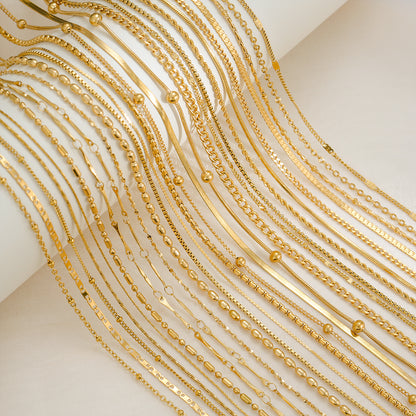 Gold Plated Beaded Grace Necklace