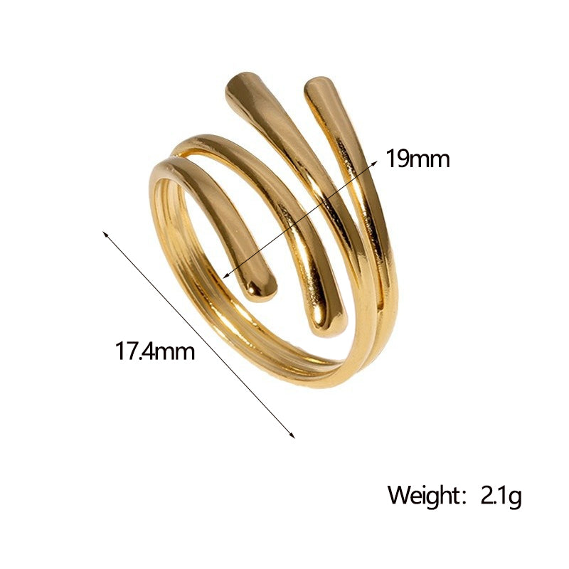 Aurora Coil Ring