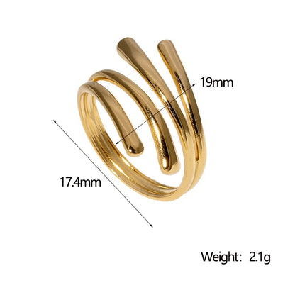 Aurora Coil Ring