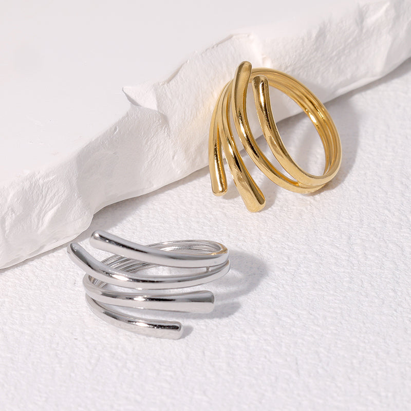 Aurora Coil Ring