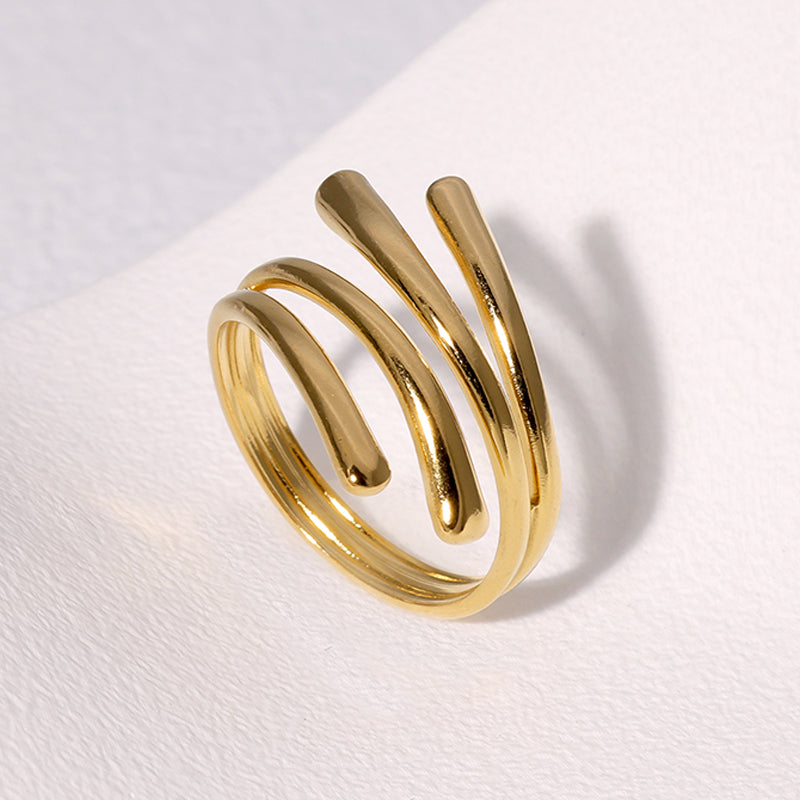 Aurora Coil Ring