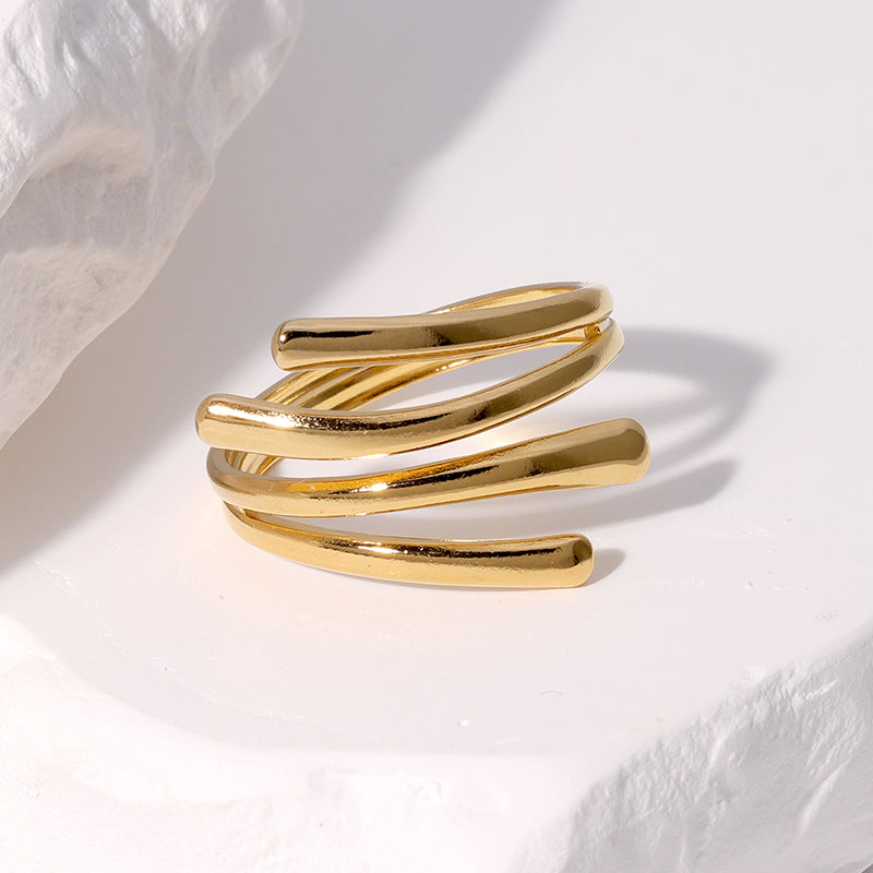 Aurora Coil Ring