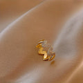 Zircon Heart Ring
