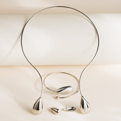 Gold Plated Teardrop Bracelet